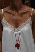 Collar de cuentas de colores Langosta