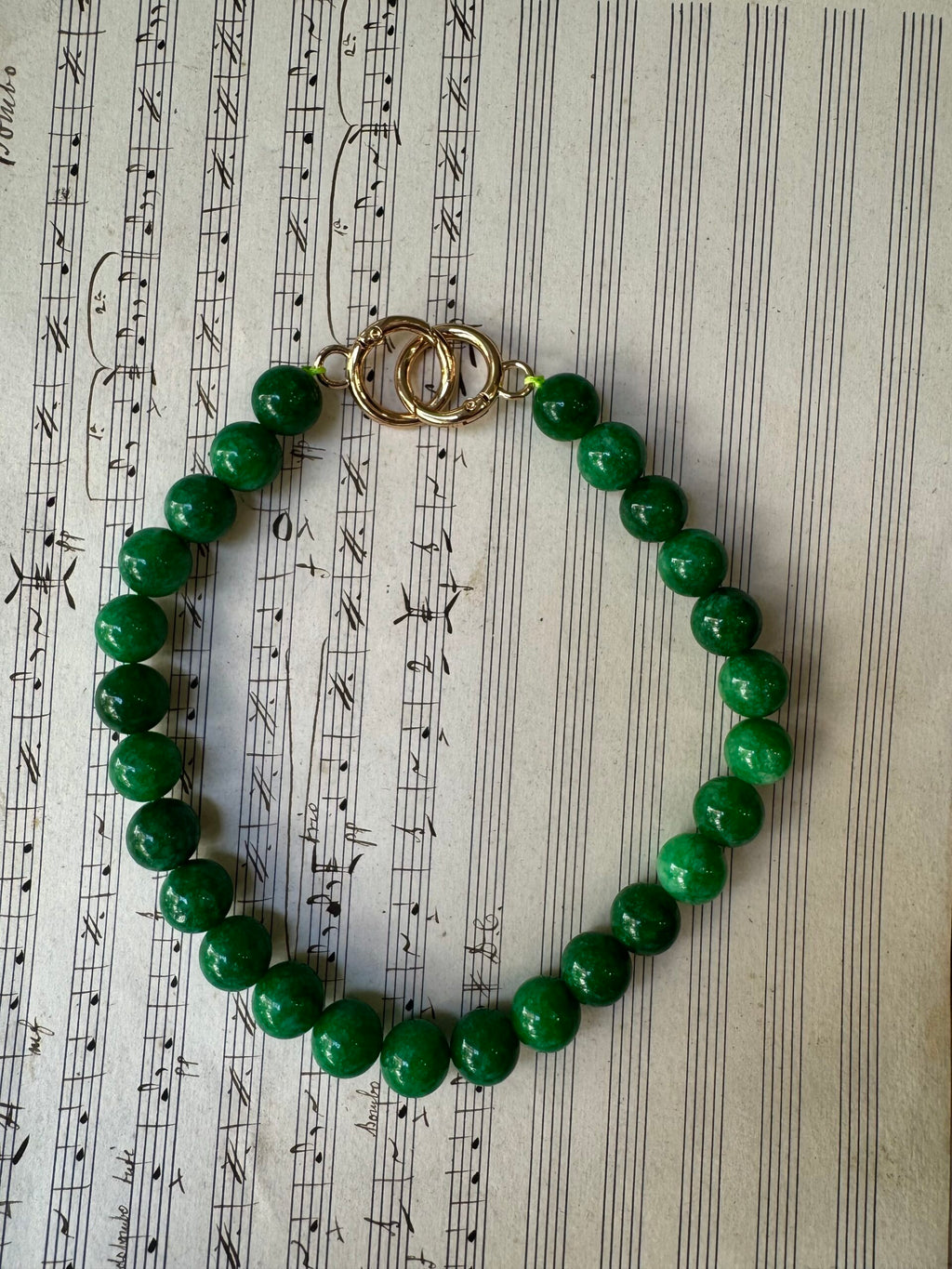 Collar de Bolas Fez Verde