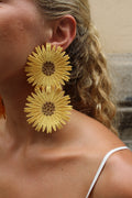 Pendientes Girasol Amarillo