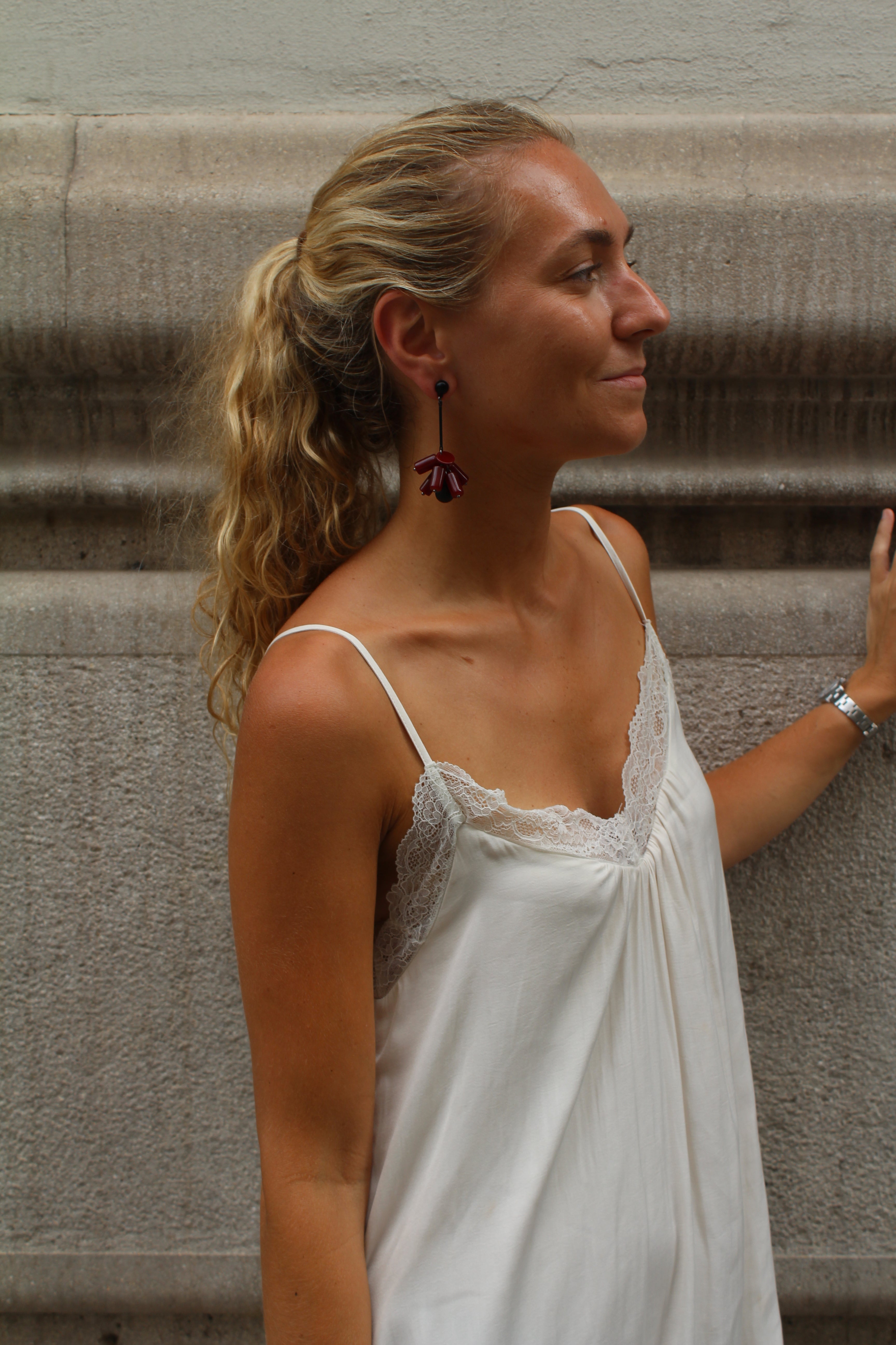 Pendientes Granates