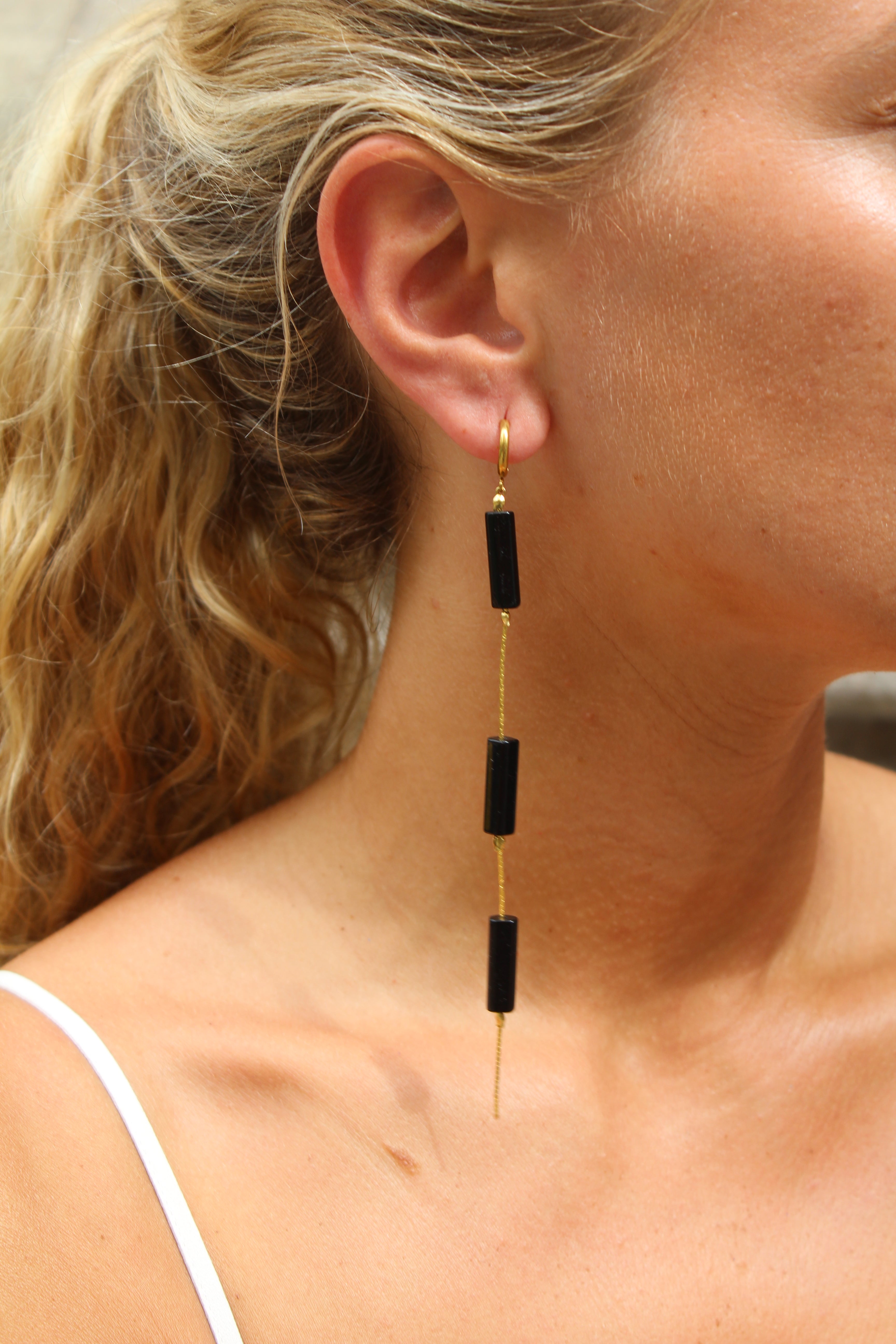 Pendientes Ibiza Negro