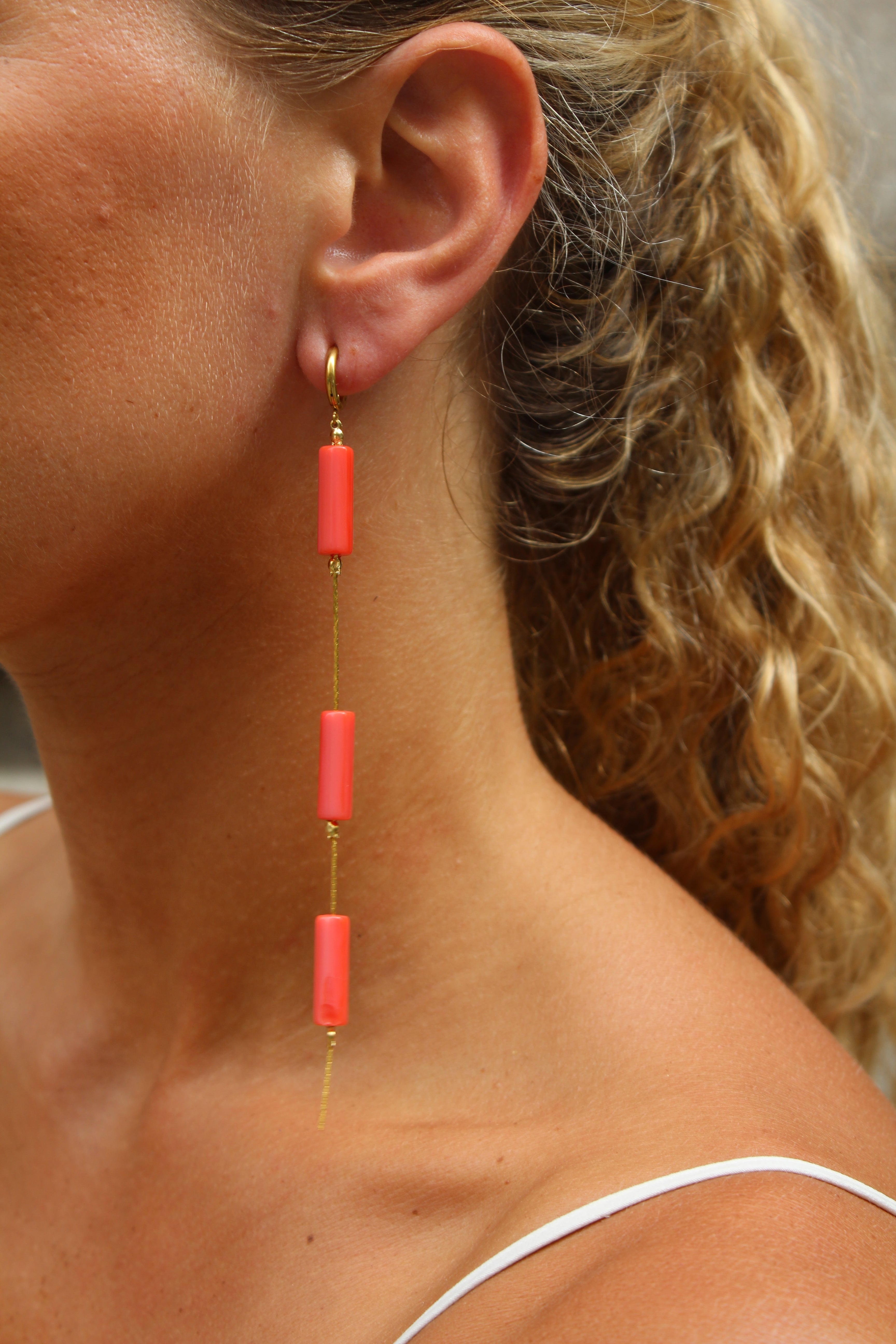 Pendientes Ibiza Coral