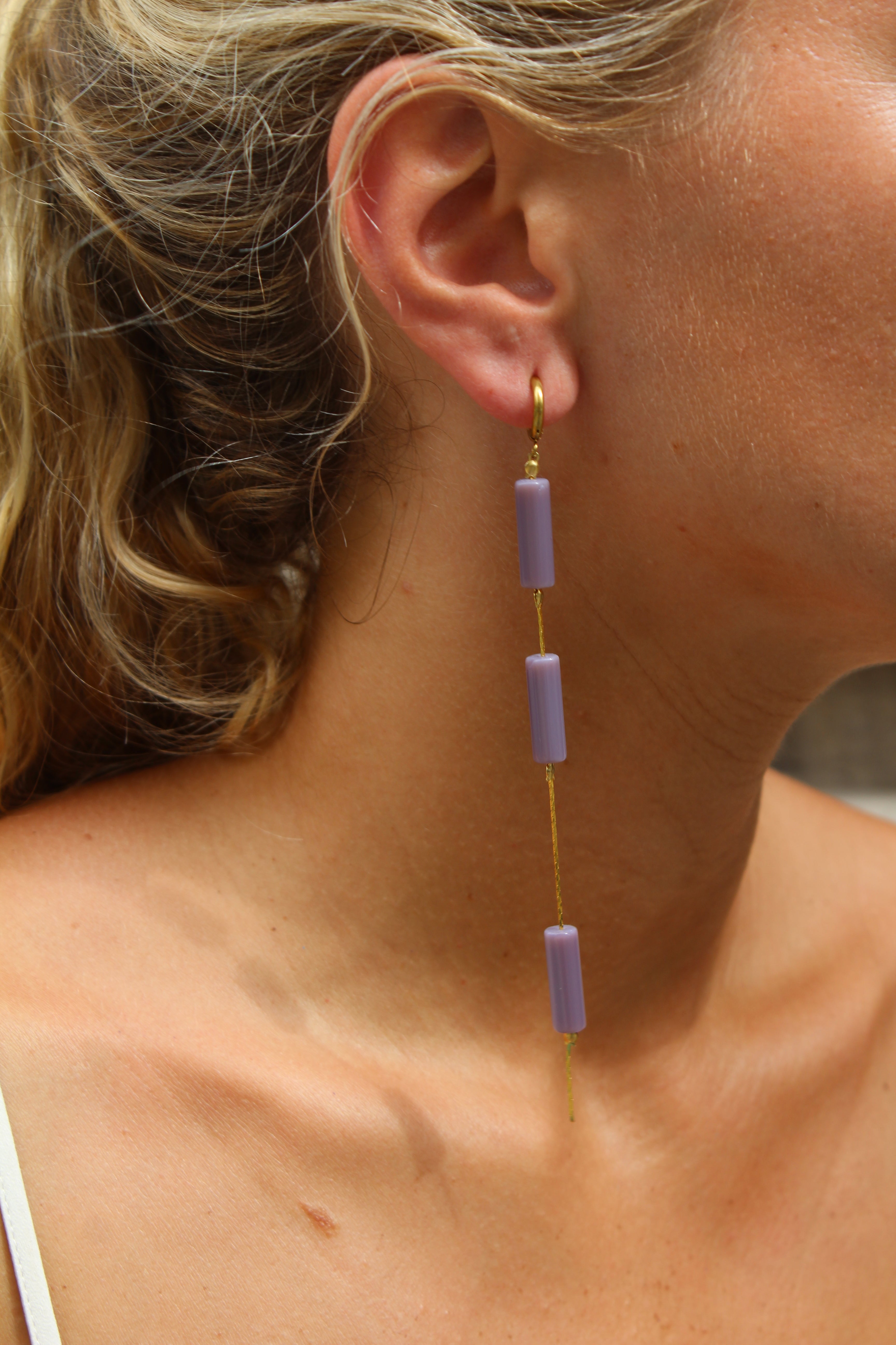 Pendientes Ibiza Lila