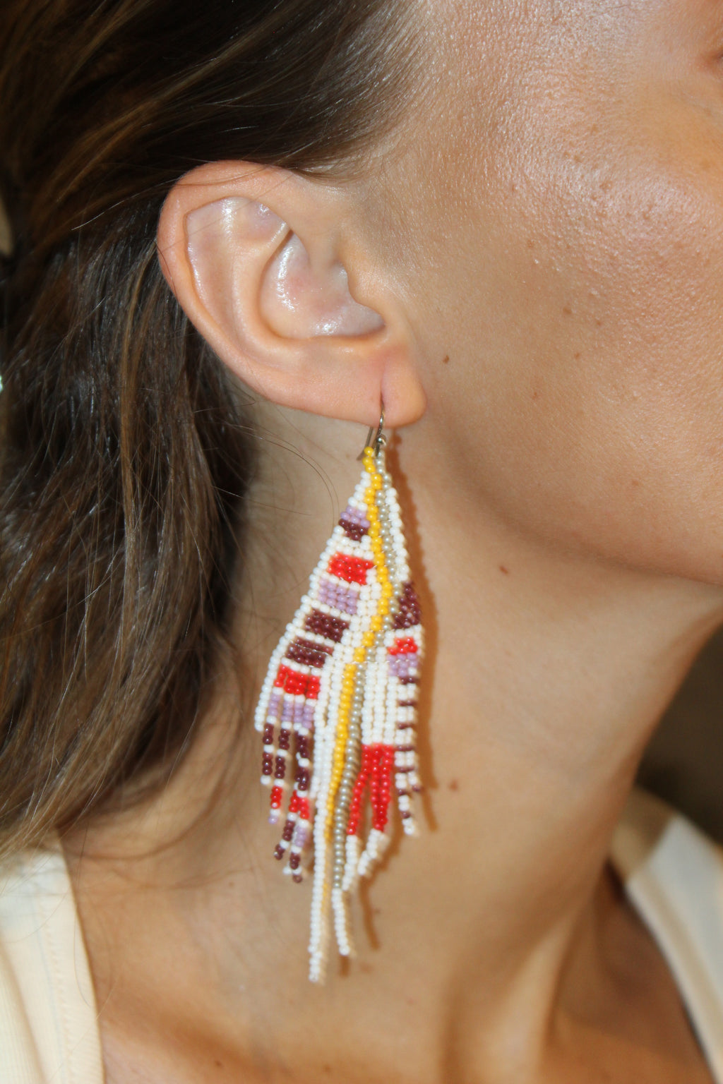Pendientes Cuentas de Colores