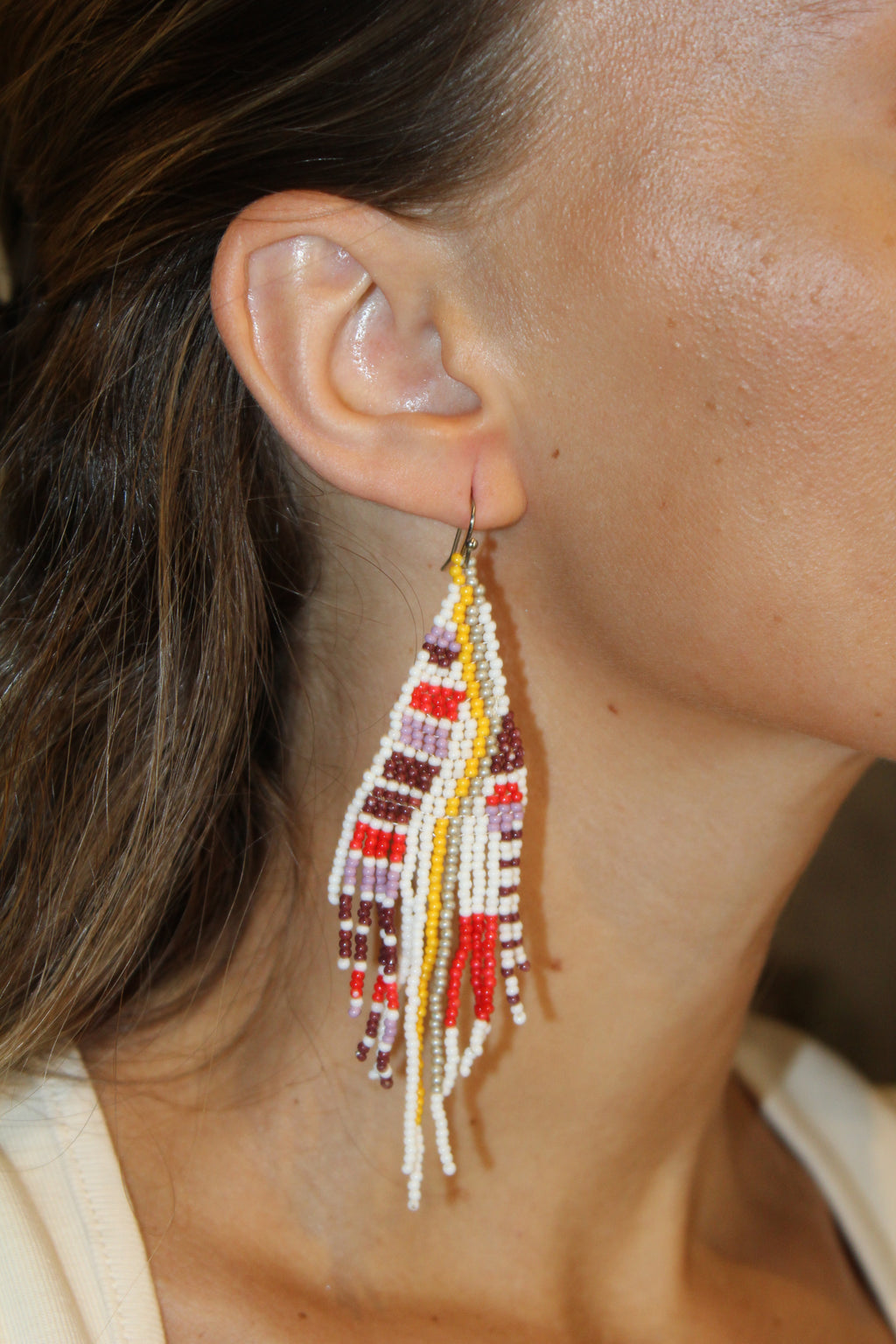 Pendientes Cuentas de Colores