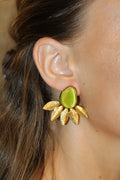 Pendientes Piedra Verde