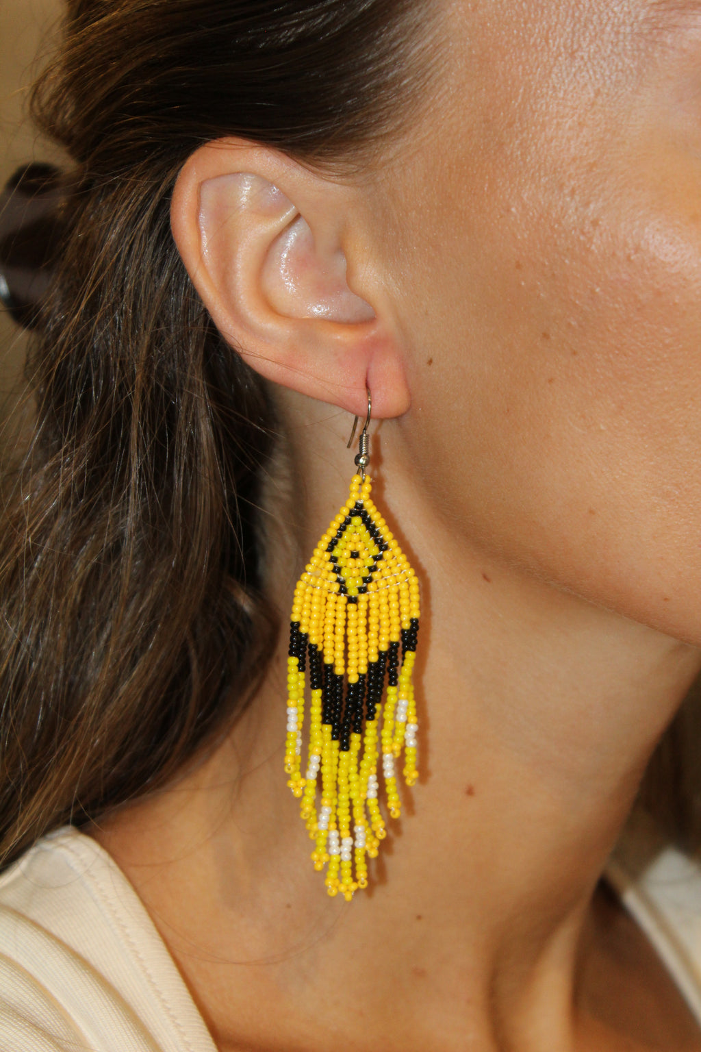 Pendientes Cuentas Amarillos