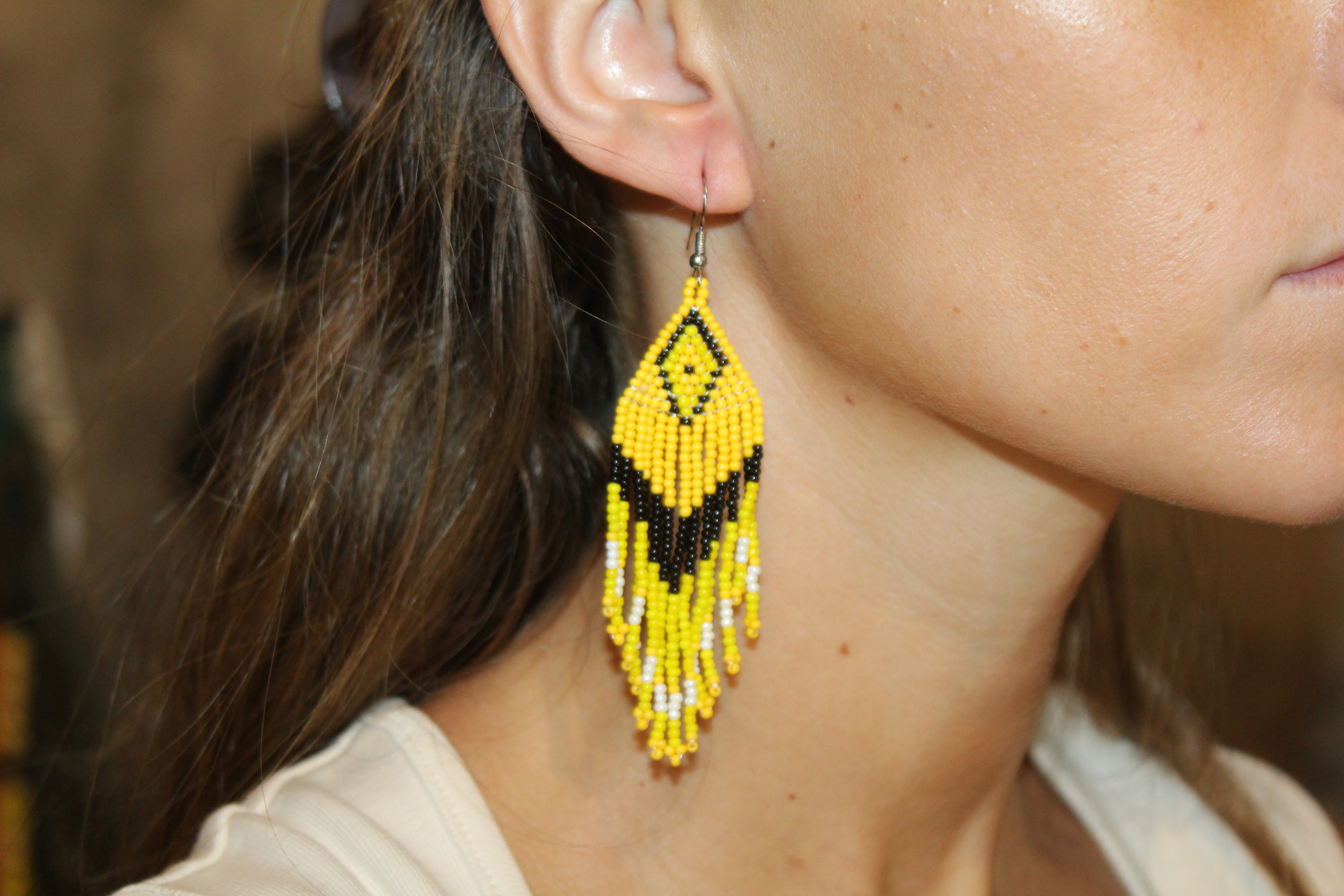 Pendientes Cuentas Amarillos