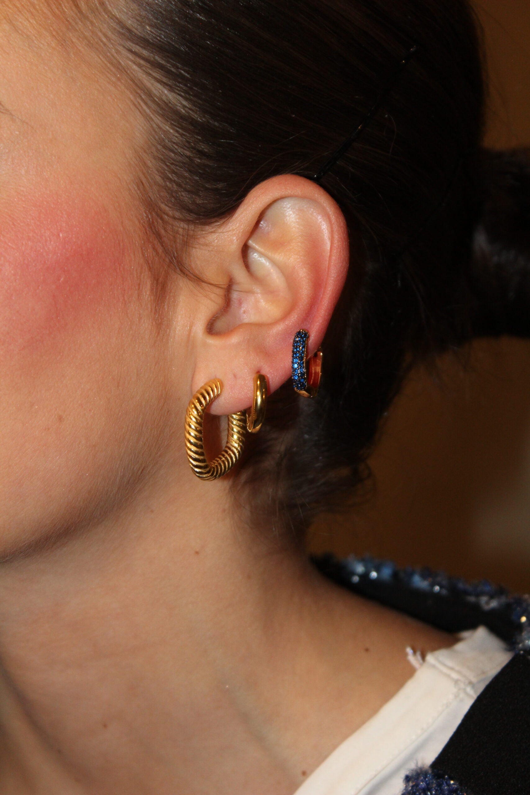 Aros Circle Metallica (XS y M, gold y silver)