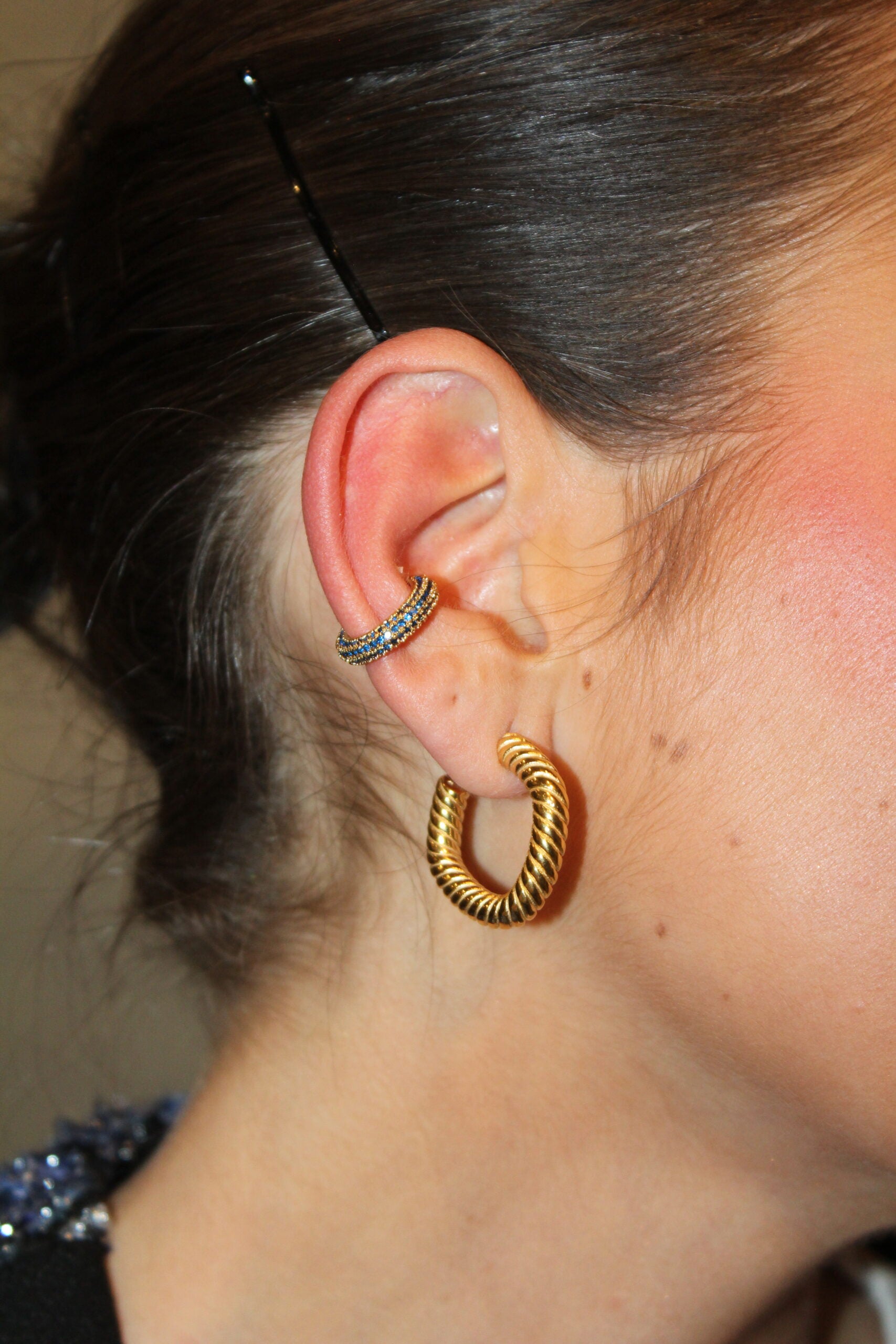 Aros Rizados (gold y silver)
