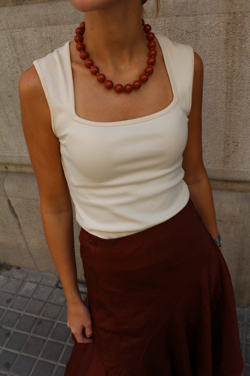 Collar de Bolas - Terracota