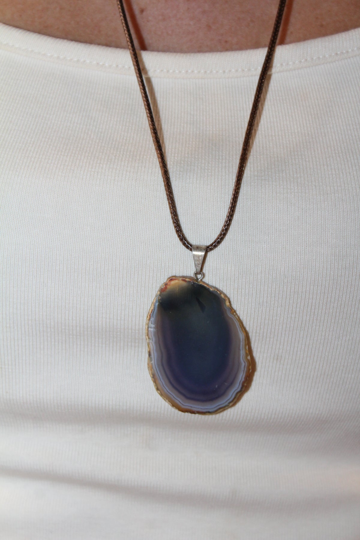 Collar Ágata - Azul marino