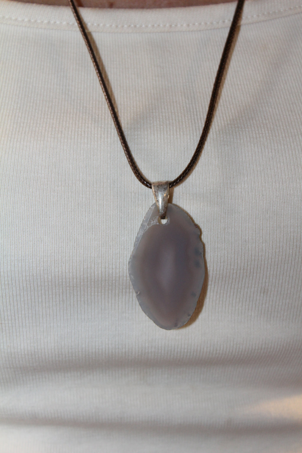 Collar Ágata - Gris