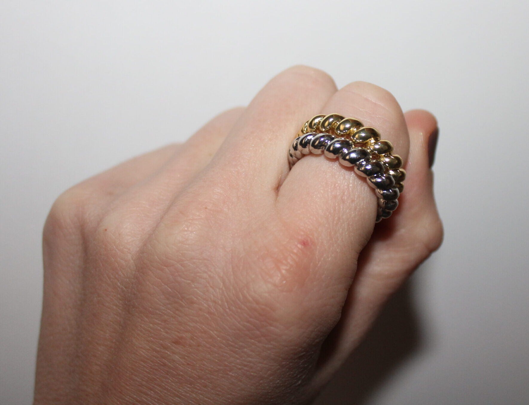 Anillo Curly (gold or silver)