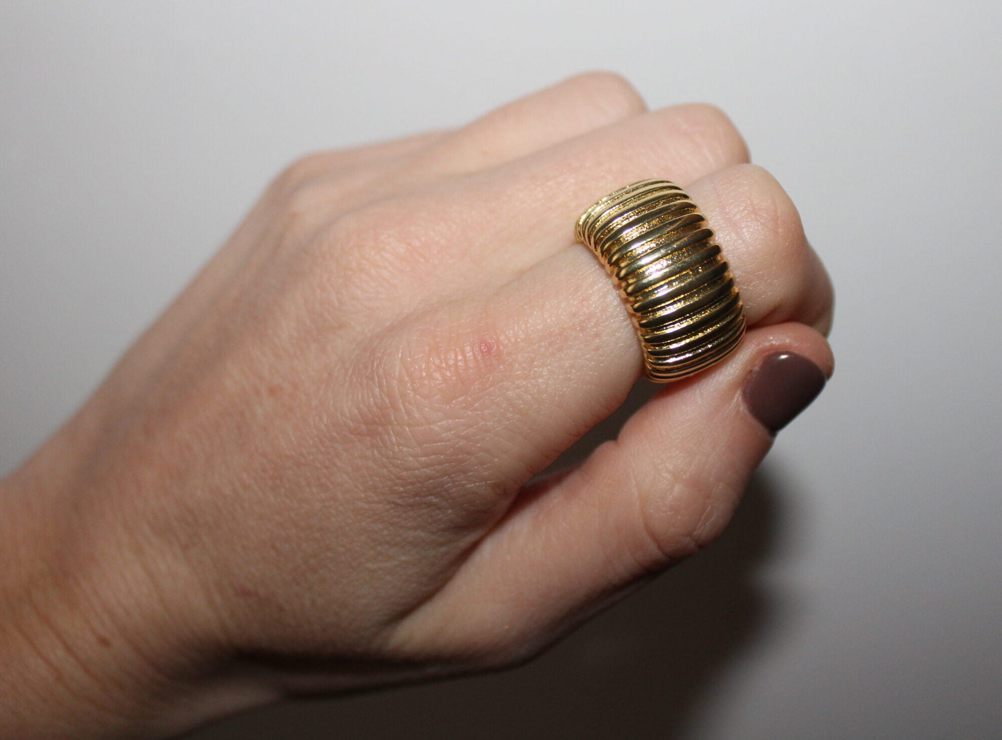 Anillo Gallonado gold