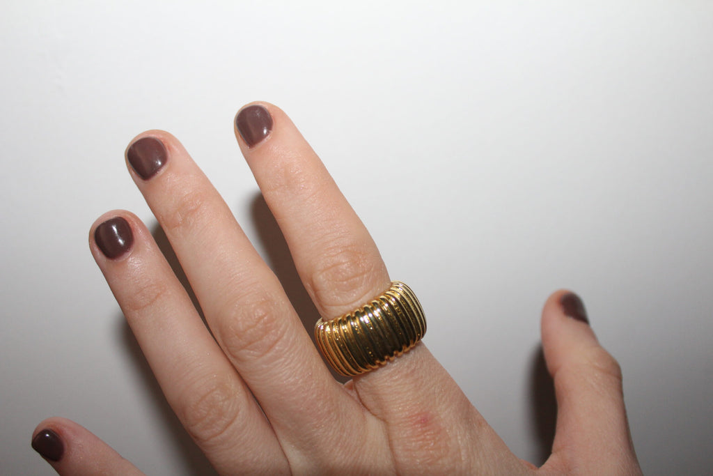 Anillo Gallonado gold