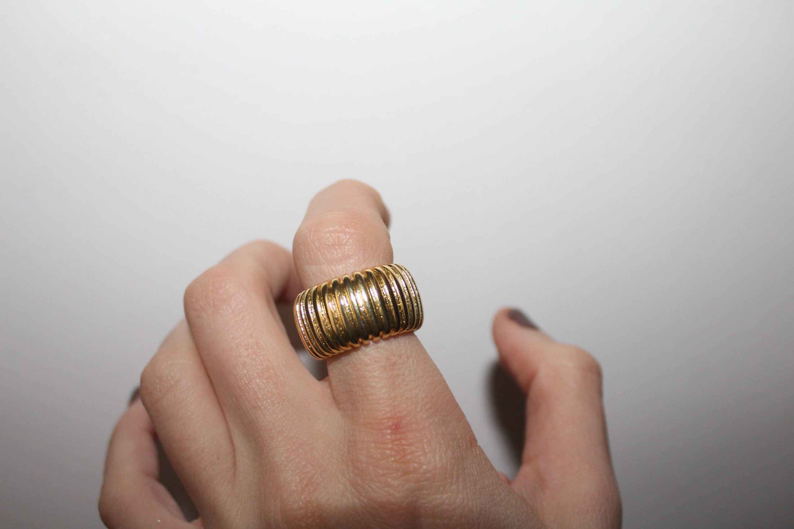 Anillo Gallonado gold