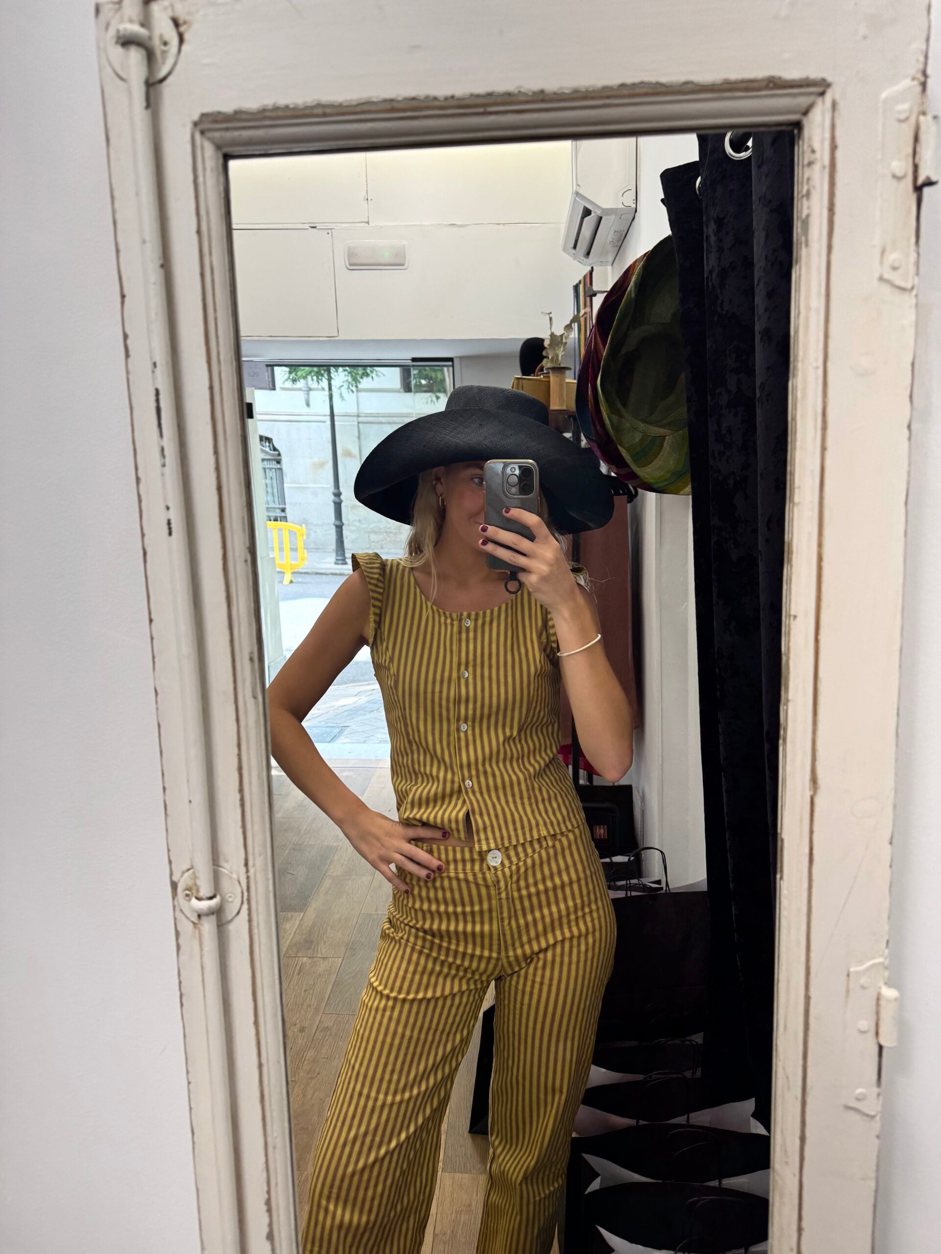 Chapéu Riviera Preto (dois tamanhos de aba)