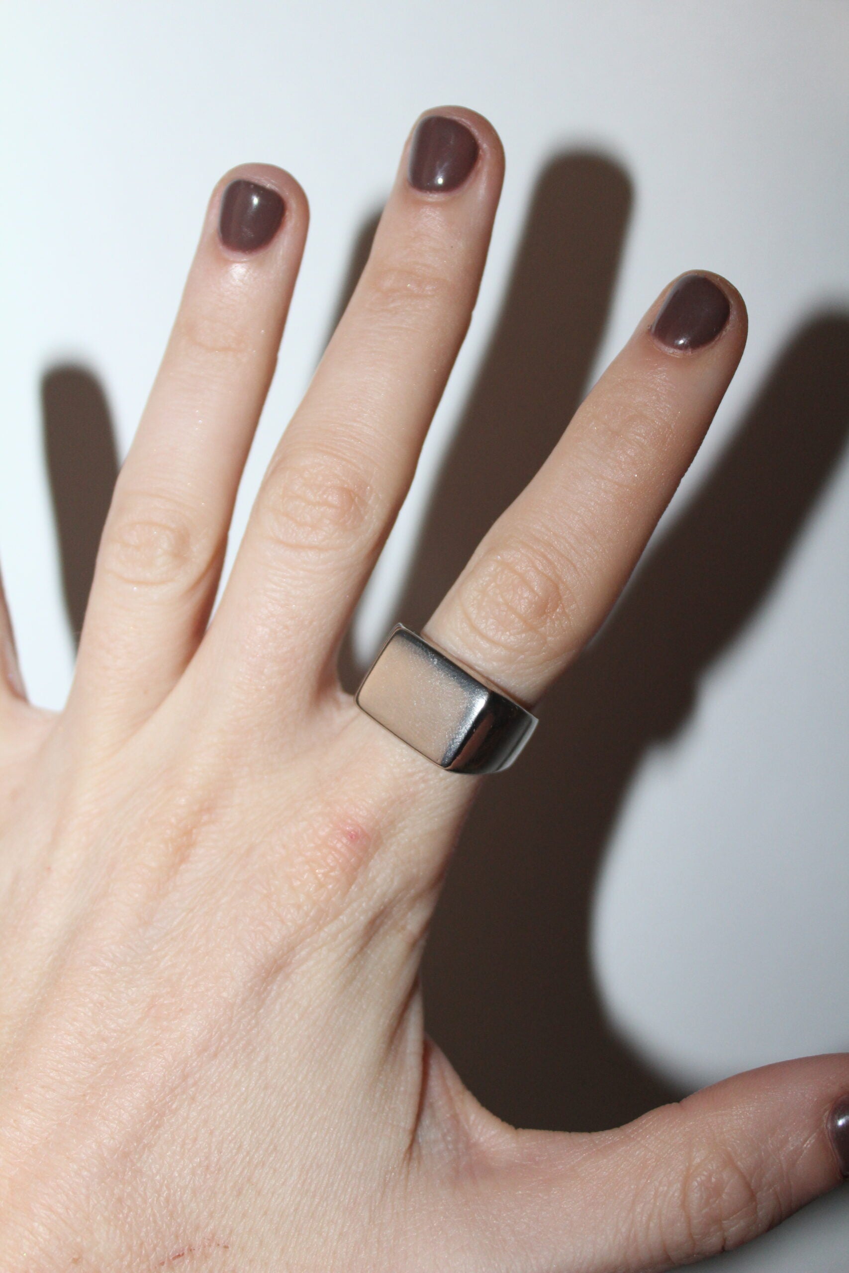 Anillo Sello Square silver