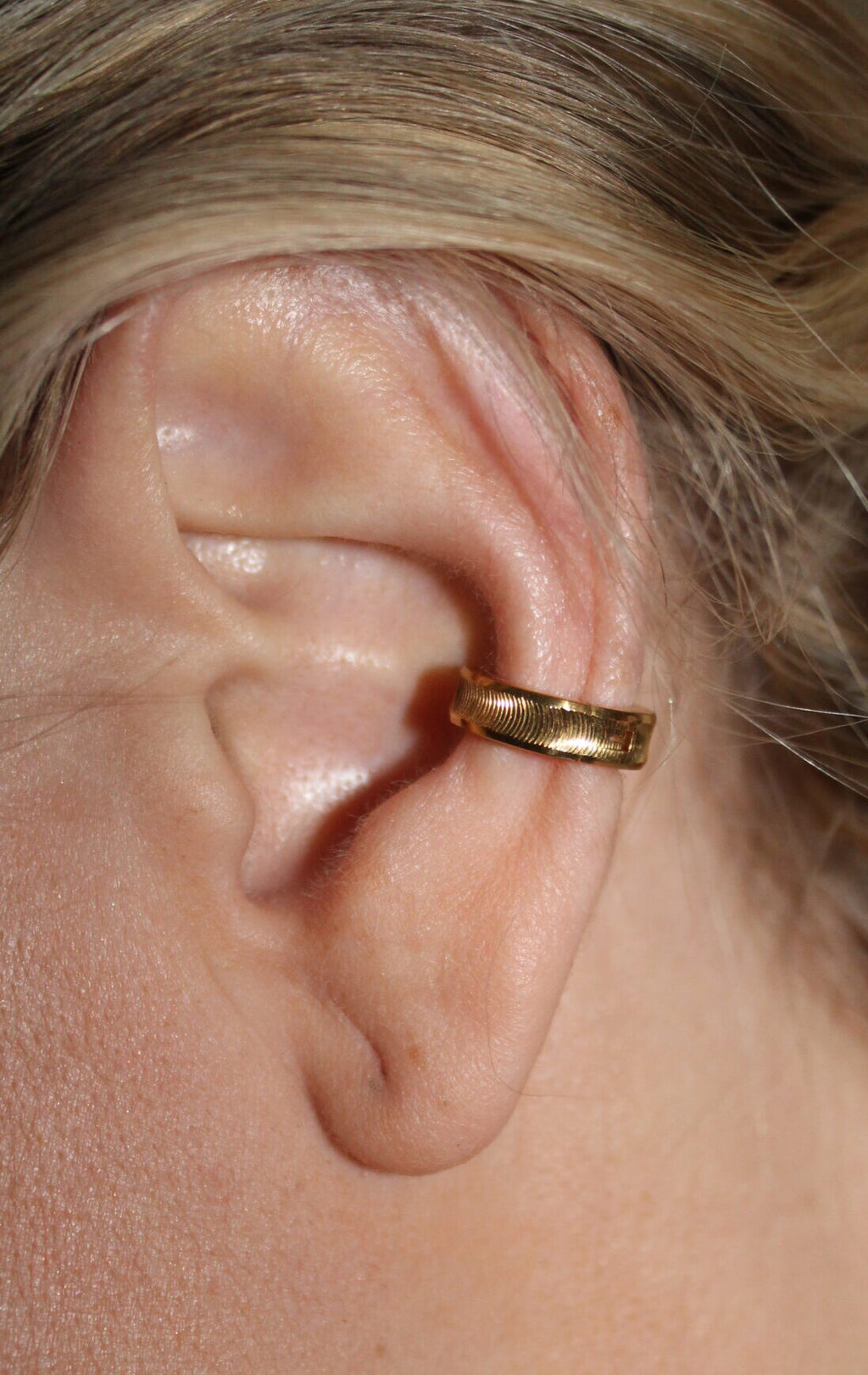 Pendiente Earcuff huella (unidad)