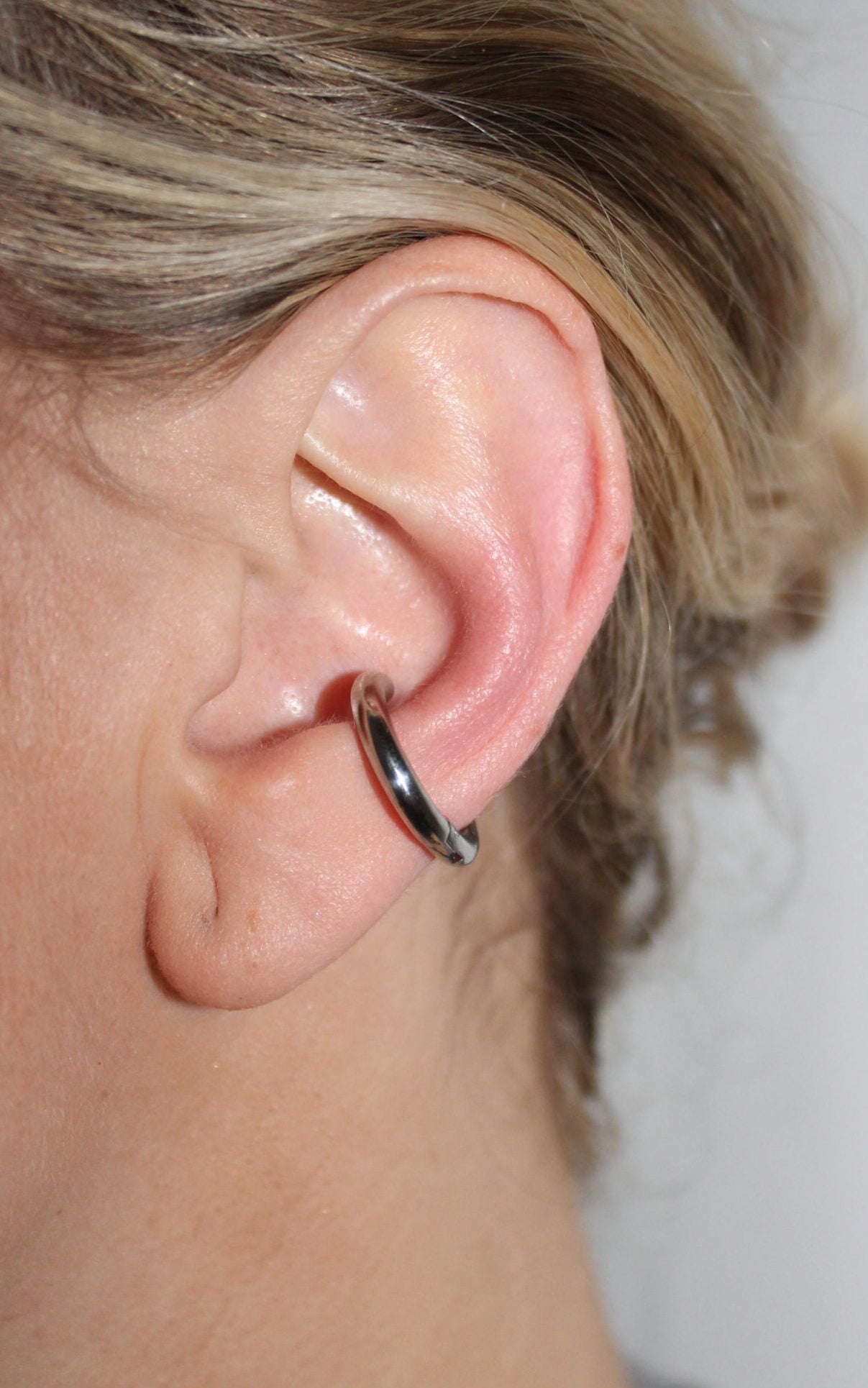 Pendiente Earcuff basic silver (unidad)