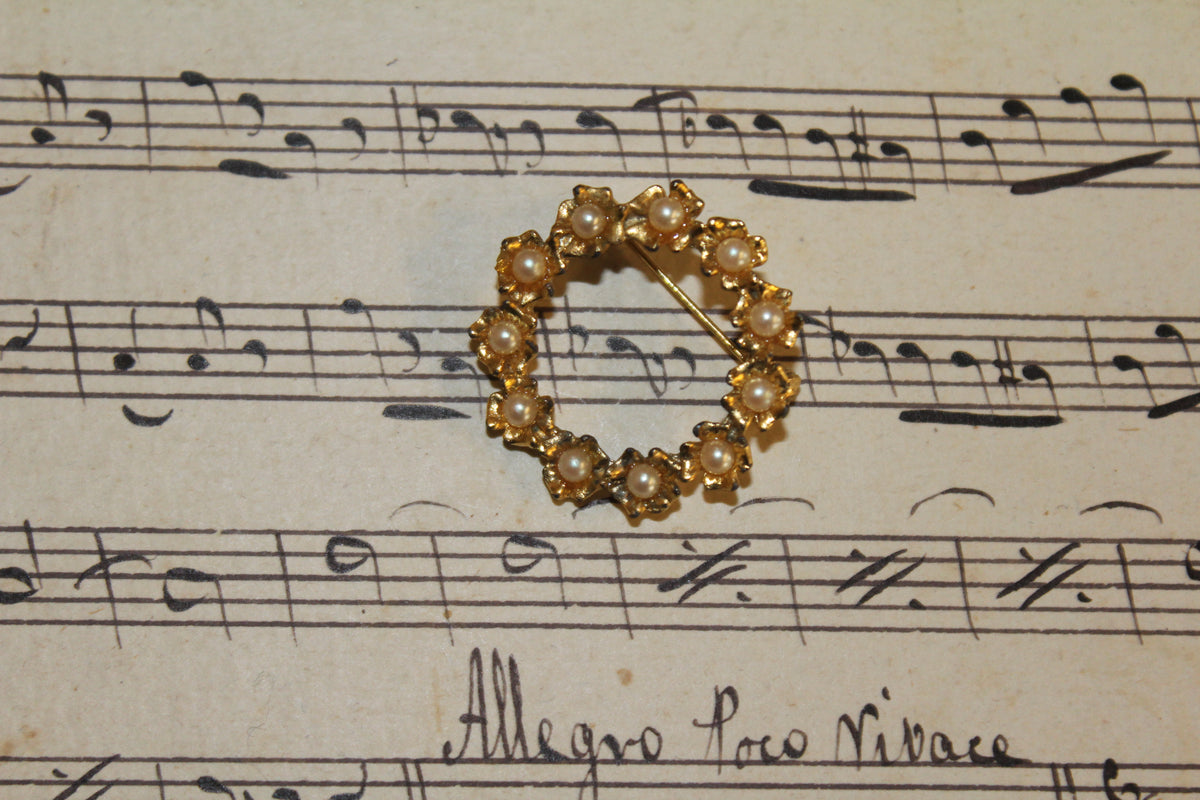 Broche vintage Corona