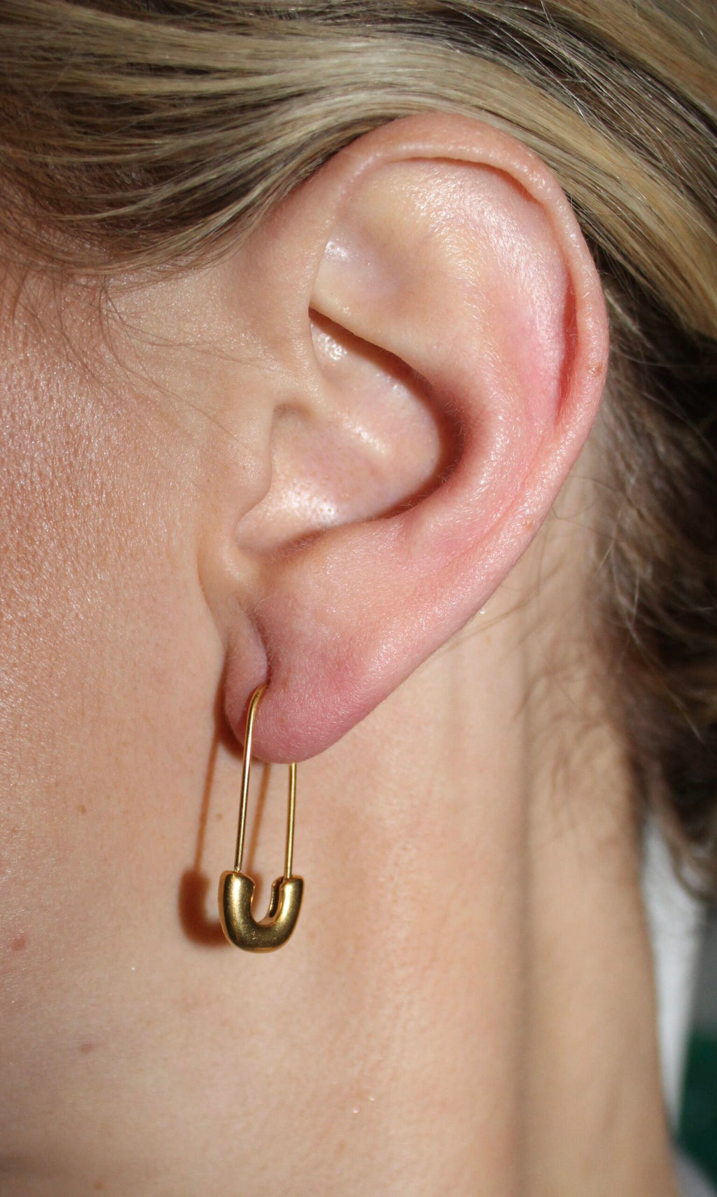 Pendientes Imperdible gold