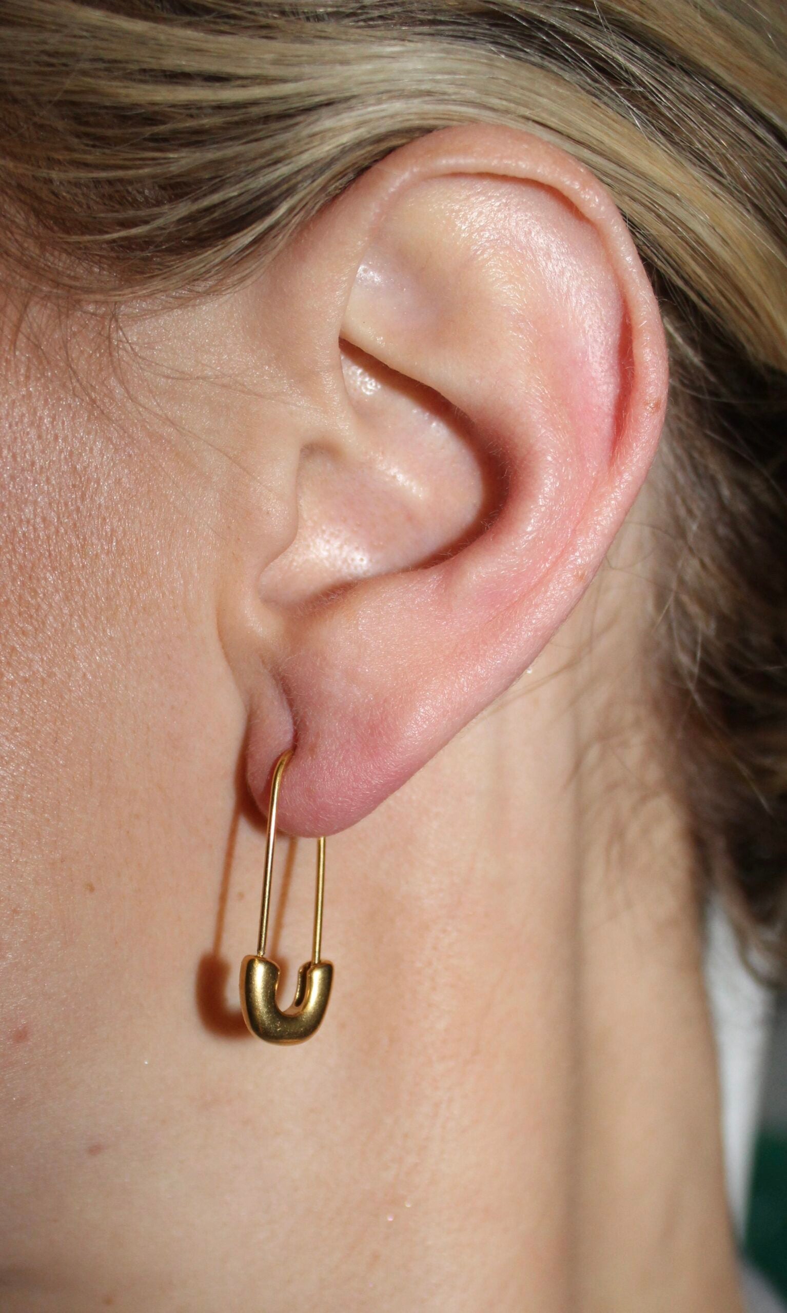 Pendientes Imperdible gold