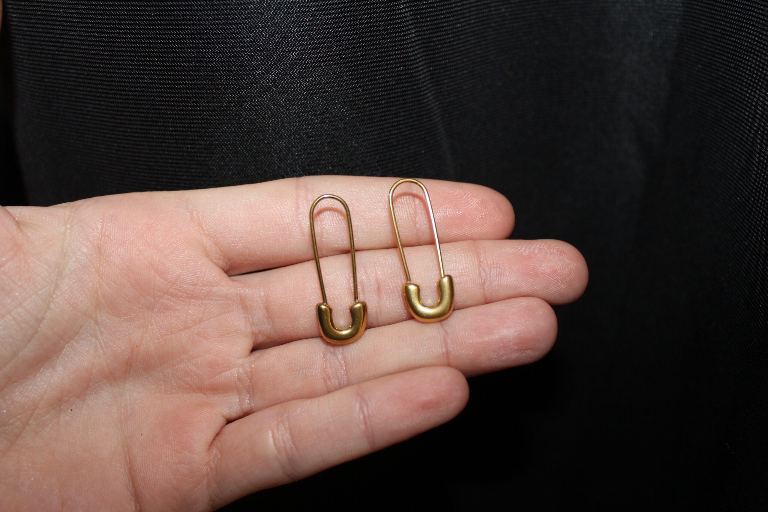 Pendientes Imperdible gold