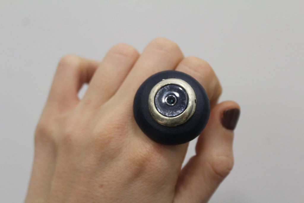 Anillo vintage boho blue eye