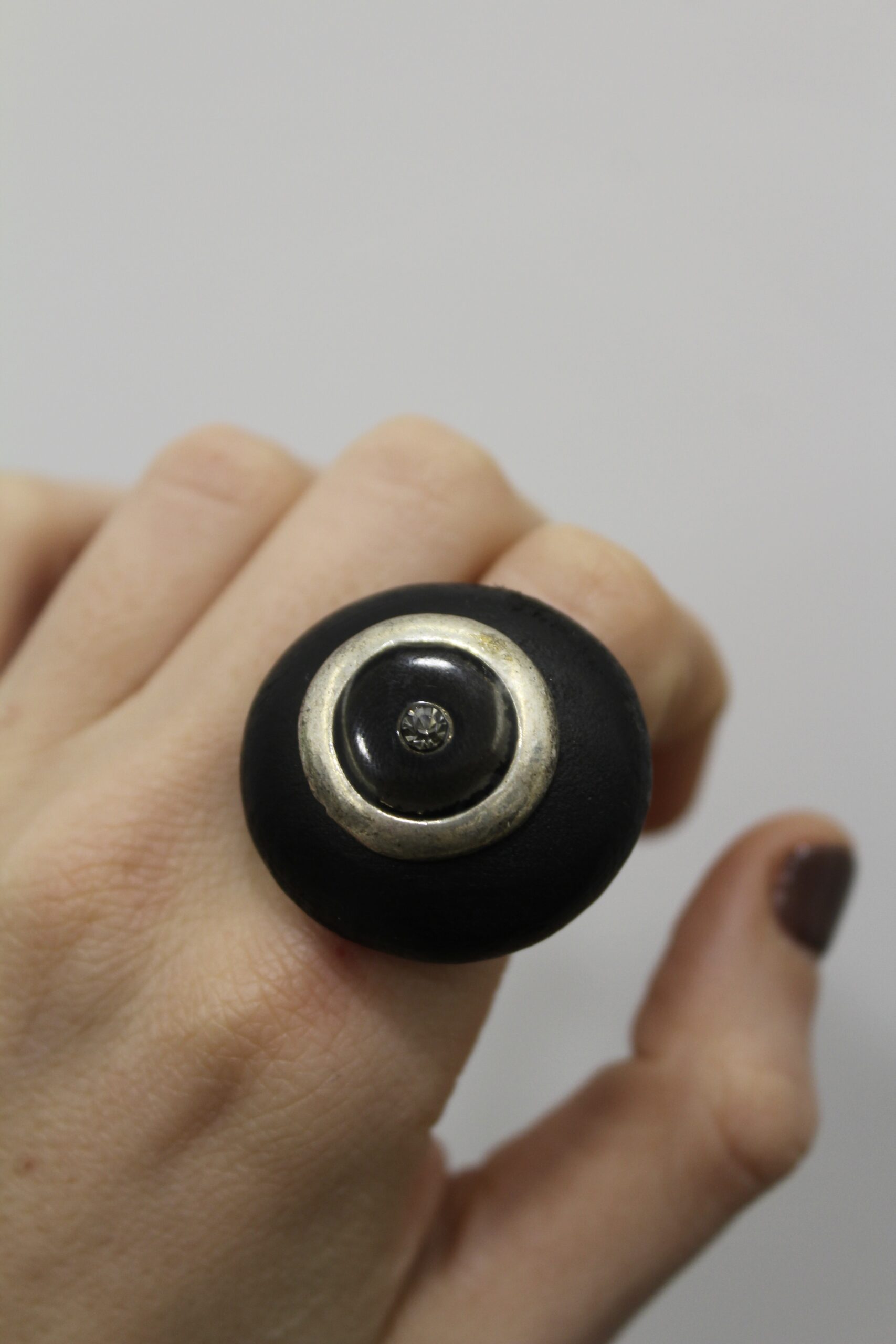 Anillo vintage boho black eye