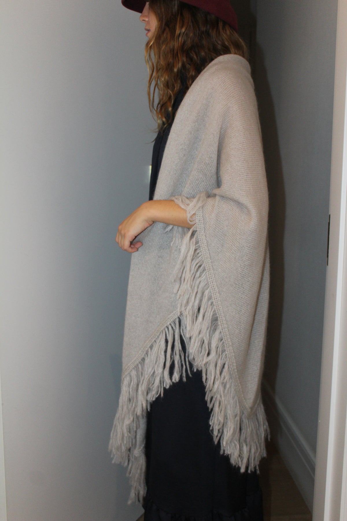 Xaile 100% Mohair - Taupe
