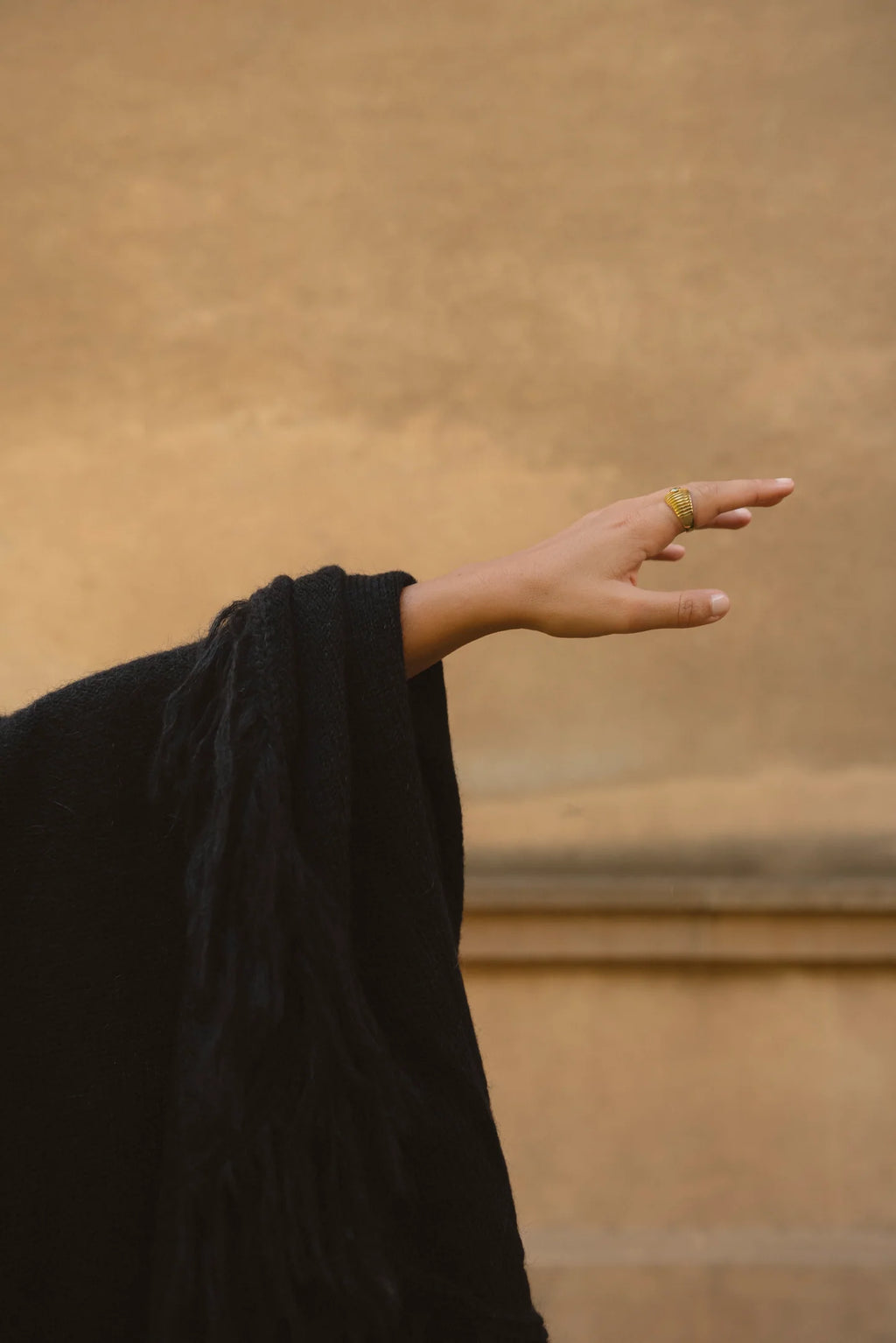 Chal de mohair 100% - Negro