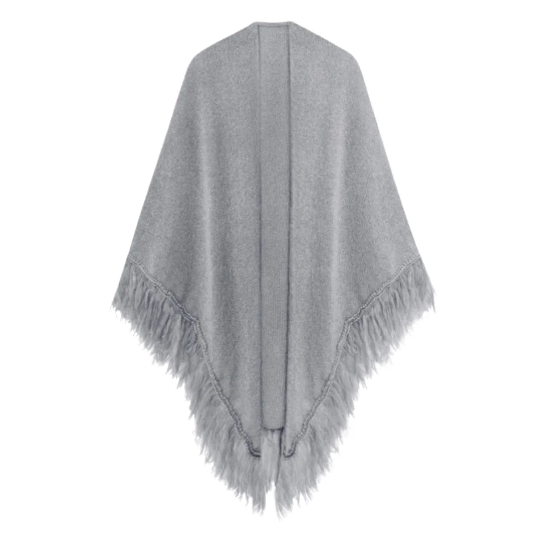 Chal de mohair 100% - Gris