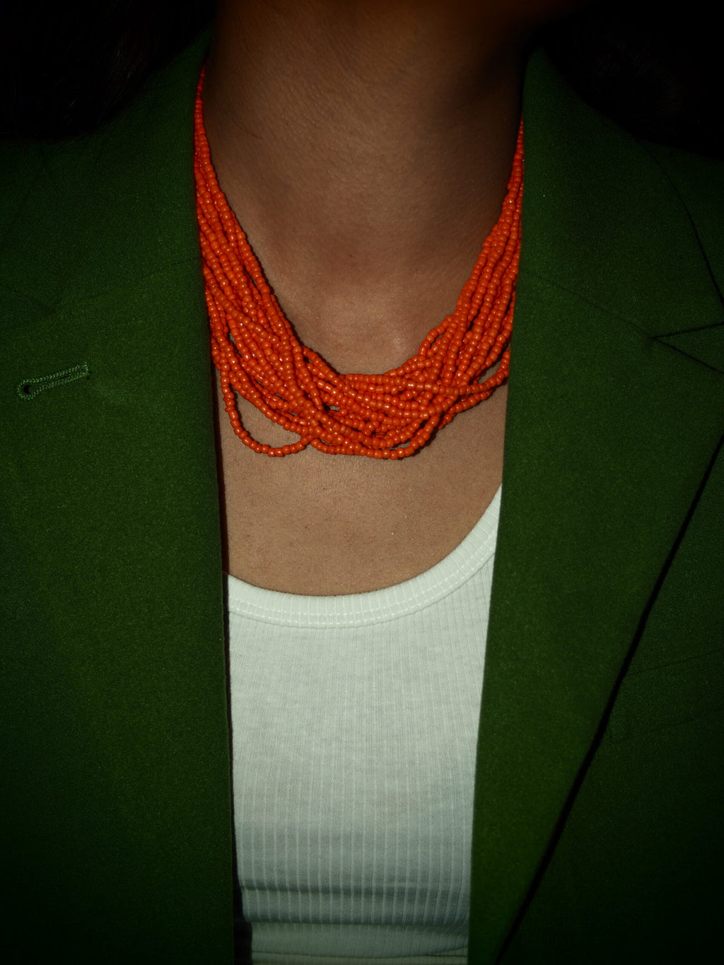Collar Donut naranja