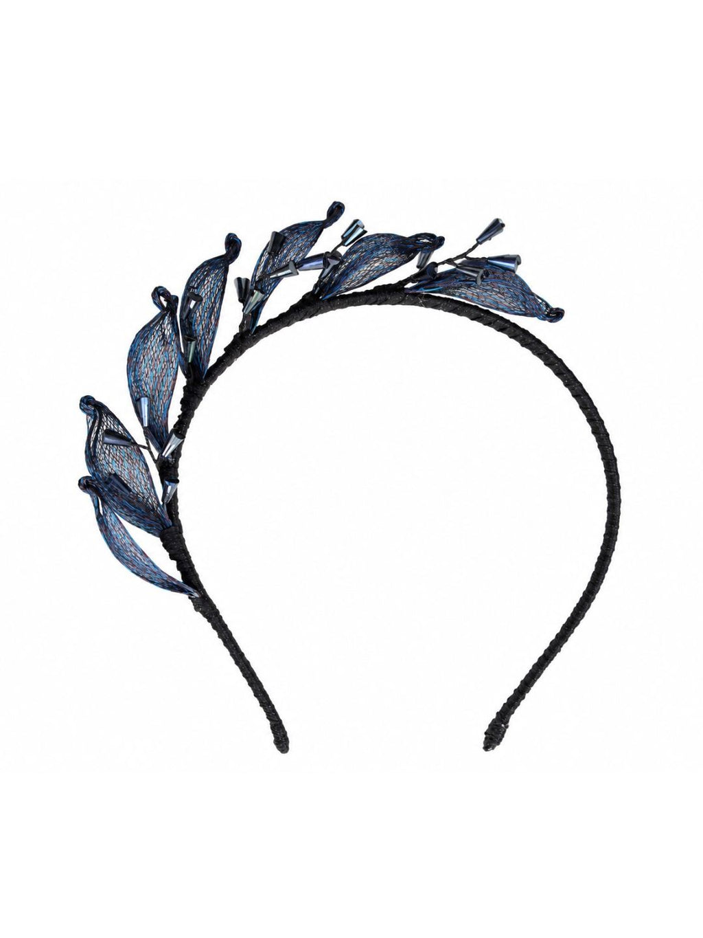Diadema Atenea azul marino