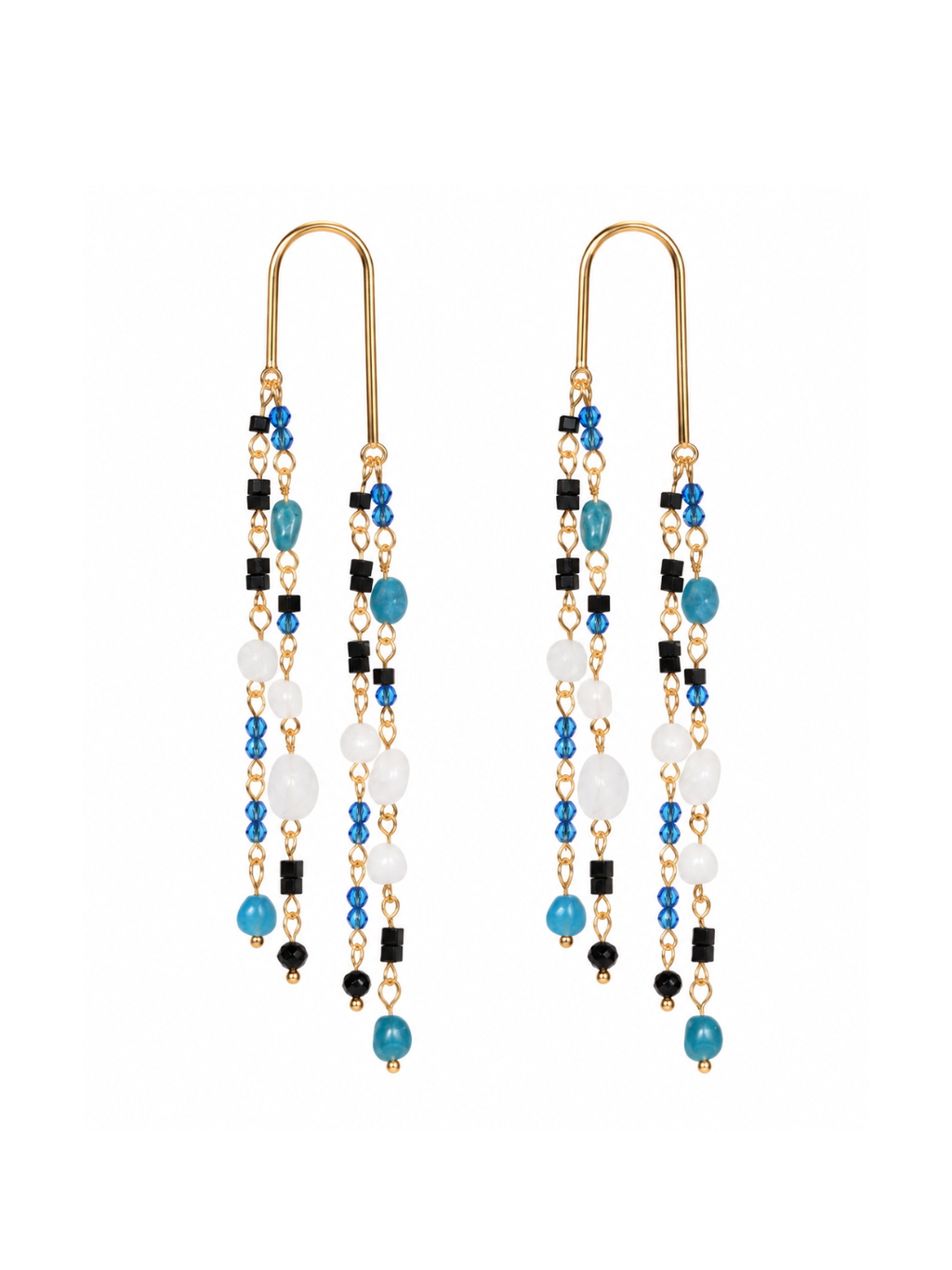 Pendientes U Azules