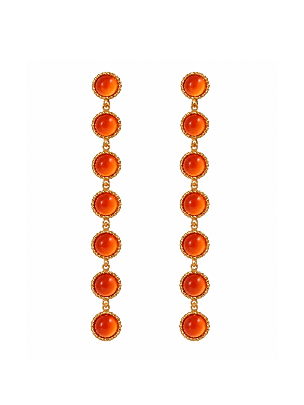 Pendientes Siete Naranja Caldera