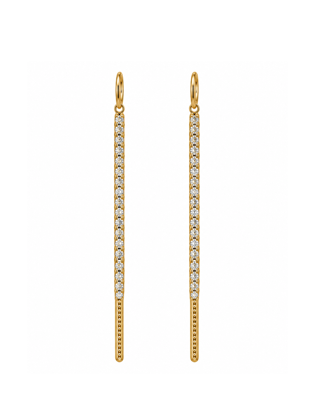 Pendientes Spike con Circonitas