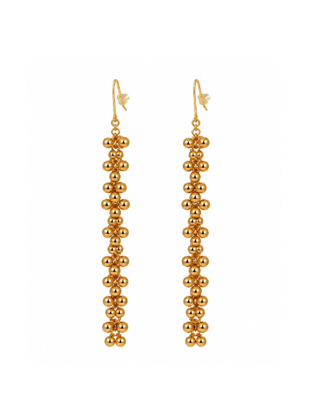 Pendientes Largos Champagne