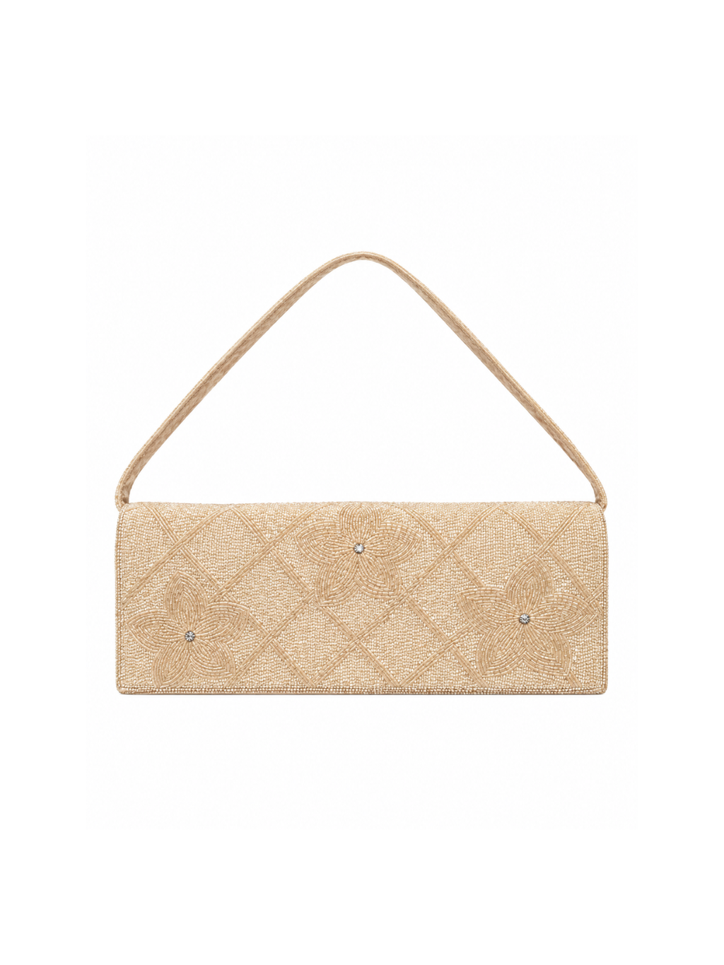 Bolso Vintage Champagne Flores