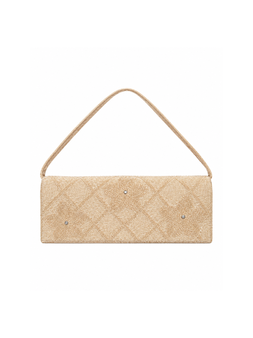 Bolso Vintage Champagne Flores