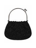 Bolso Vintage tipo Bombonera Negra