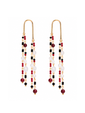 Pendientes U Burdeos