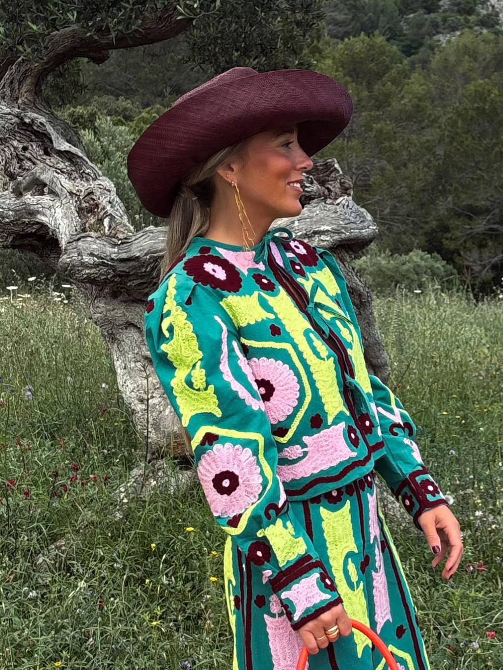 Sombrero Riviera Berenjena