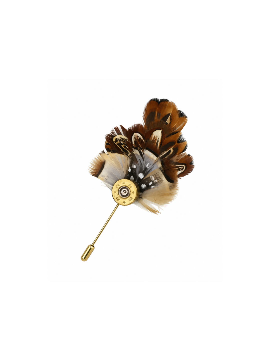 Broche vintage alfiler plumas 02