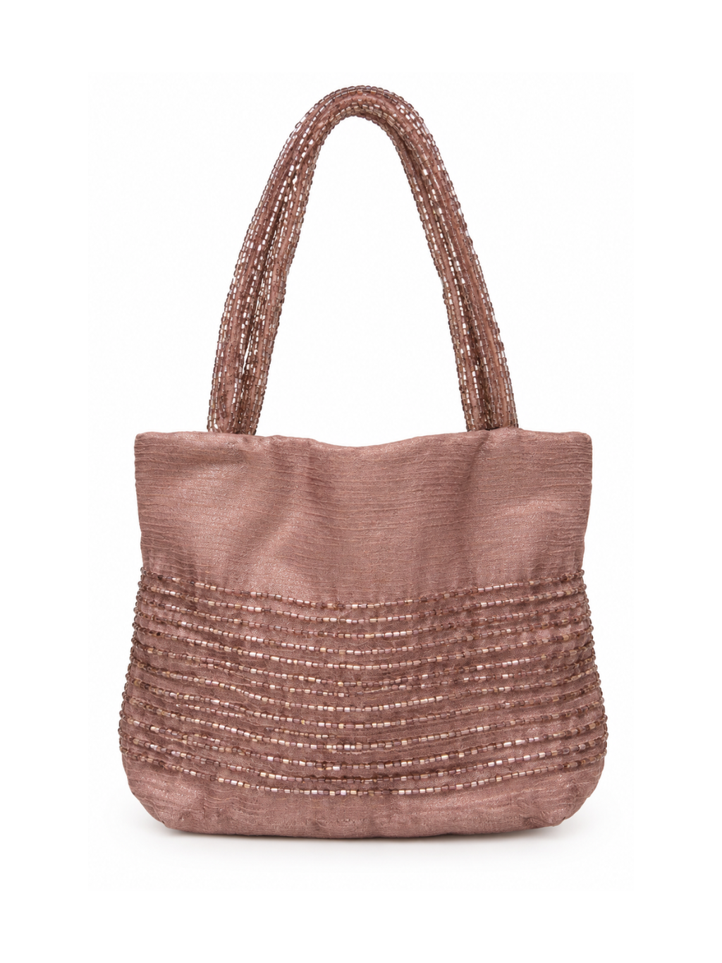 Bolso vintage tipo saquito Rosa con asa