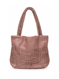 Bolso vintage tipo saquito Rosa con asa