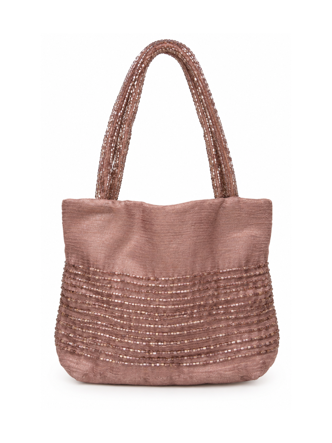 Bolso vintage tipo saquito Rosa con asa