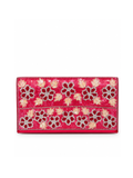 Bolso vintage de mano con lentejuelas, flores color rojo